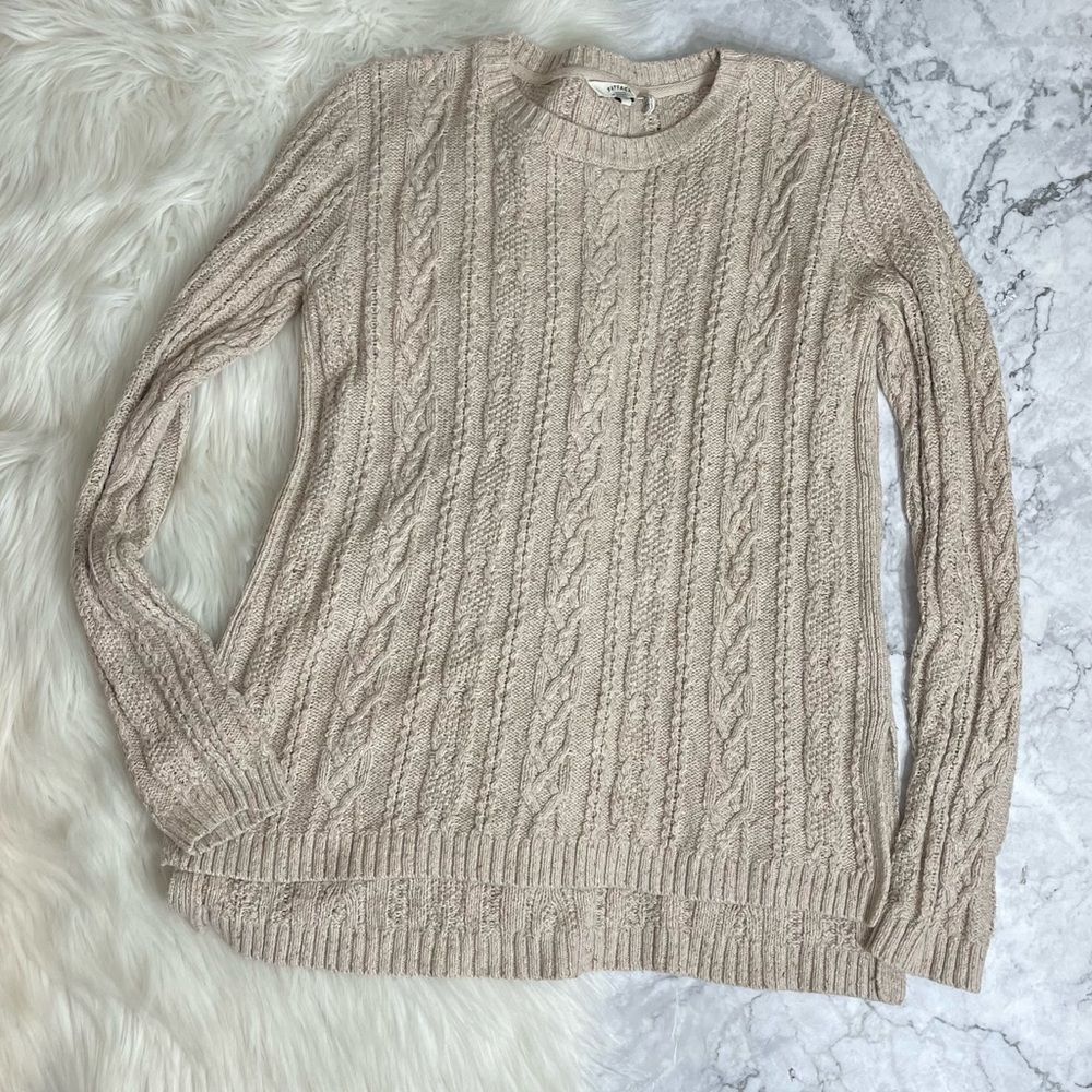 FAT FACE Waffle Sweater